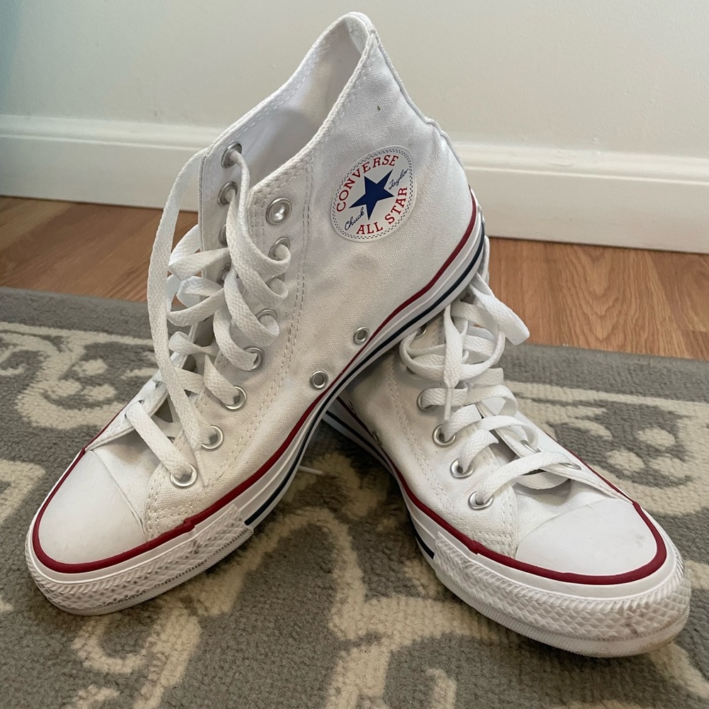 Converse All Star White High-Top Sneakers